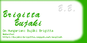 brigitta bujaki business card
